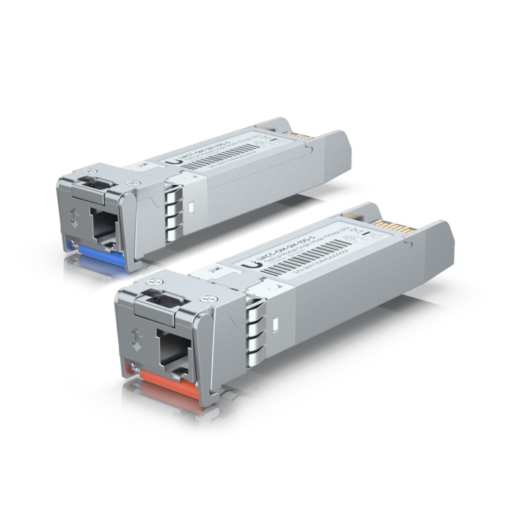 Ubiquiti 10G Bidirectional Single-Mode Optical Module • SFP+ • 10/1GbE • 2er Pack • UACC-OM-SM-10G-S-2