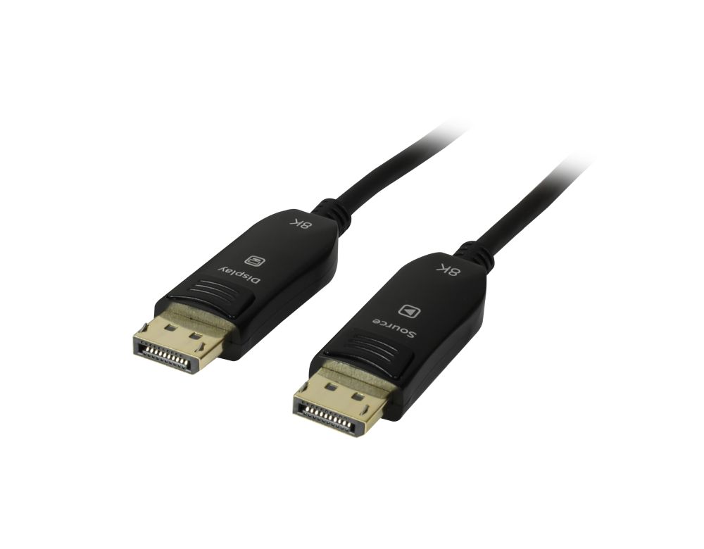 Kabel Video DisplayPort 2.0, ST/ST, 7,5m, AOC(Aktives Optisches Kabel), UHD 8K*4K 7680×4320@60Hz, Synergy 21,