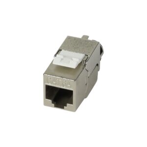 Keystone, Modul, TP-Buchse(RJ45), CAT6A, 500MHz, Slim-line, mit Kabelklemme, Synergy 21,