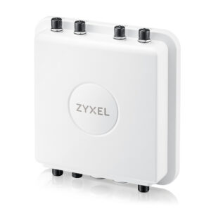 Zyxel Wireless AP WIFI6 • AX5400 • 4x4 + 2x2 + 6x N-Type • Outdoor • 1x 2.5 GbE PoE at • WAX655E • IP67 • NebulaFlex/Controller