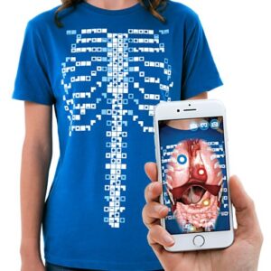 Curiscope MINT Virtuali-tee, Augmented Reality T-Shirt, Größe XL für Kinder
