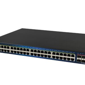 ALLNET Switch smart managed Layer2 54 Port • 48x 1 GbE • PoE Budget 800W • 48x PoE at • 6x SFP+ • 19" • ALL-SG8454PM-10G