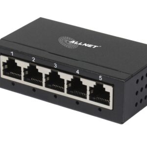 ALLNET Switch unmanaged Layer2 5 Port • 5x 1GbE • Lüfterlos • ALL-SG8005