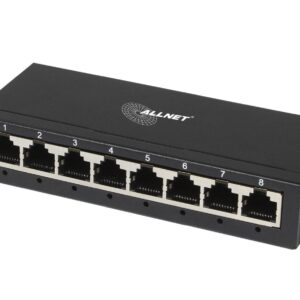 ALLNET Switch unmanaged Layer2 8 Port • 8x 1GbE • Lüfterlos • ALL-SG8008