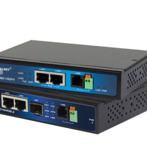 ALLNET VDSL2 Punkt-zu-Punkt-Bundle via 2-Draht unmanaged "ALL-MC116VDSL2+ALL-MC116SPV" Master & Slave PoE (Bundle)
