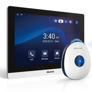 Akuvox Indoor-Station C319A, Touch Screen, Android, POE, Wi-Fi, Bluetooth, 1 MP cam, RF-Modul und SOS Pendant (869)