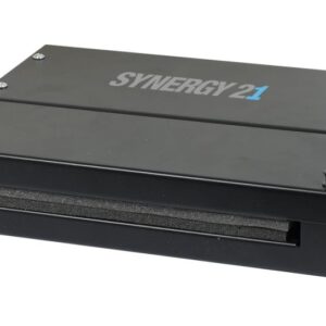 Keystone, Modulträger, Patchpanel für 12x TP-Modul, Aufputz, Metallklappbox(Consolidation Point Box), Schwarz, Synergy 21,