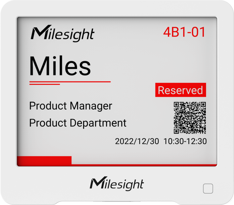 Milesight IoT DS3604-868M IoT E-ink Display
