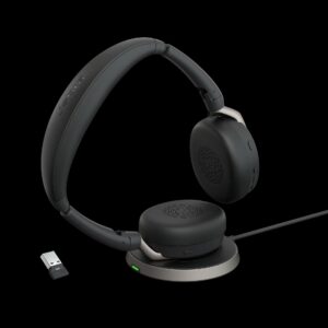 Jabra Evolve2 65 Flex Link380/390a UC Stereo with Charging Stand