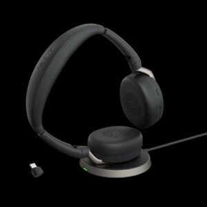 Jabra Evolve2 65 Flex Link380/390c UC Stereo with Charging Stand