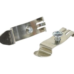 Keystone, zbh.DIN Rail/Hutschiene Metall Klemme universal, Schraubbar, 1Paar, Synergy 21