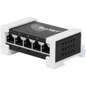 ALLNET Switch unmanaged Layer2 5 Port • 5x 1GbE • Lüfterlos • inkl. DIN-Halter