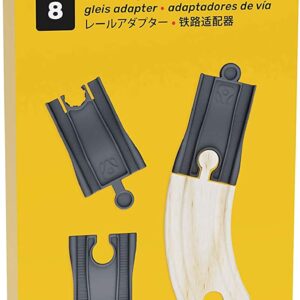 Intelino MINT Eisenbahn Erweiterung "Universal Wooden Rail Adapter"