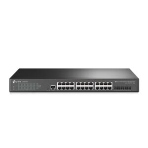 Omada by tp-link Switch full managed Layer2+ 28 Port • 24x 2.5 GbE • 4x SFP+ • PoE Budget 500 Watt • 8x PoE bt • 16x PoE at •Omada • SG3428XPP-M2