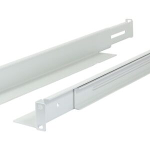 ALLNET 19"Schrank, zbh. L-Schiene, variabel, L=502-849mm, Lichtgrau, 1 Paar(2Stück),