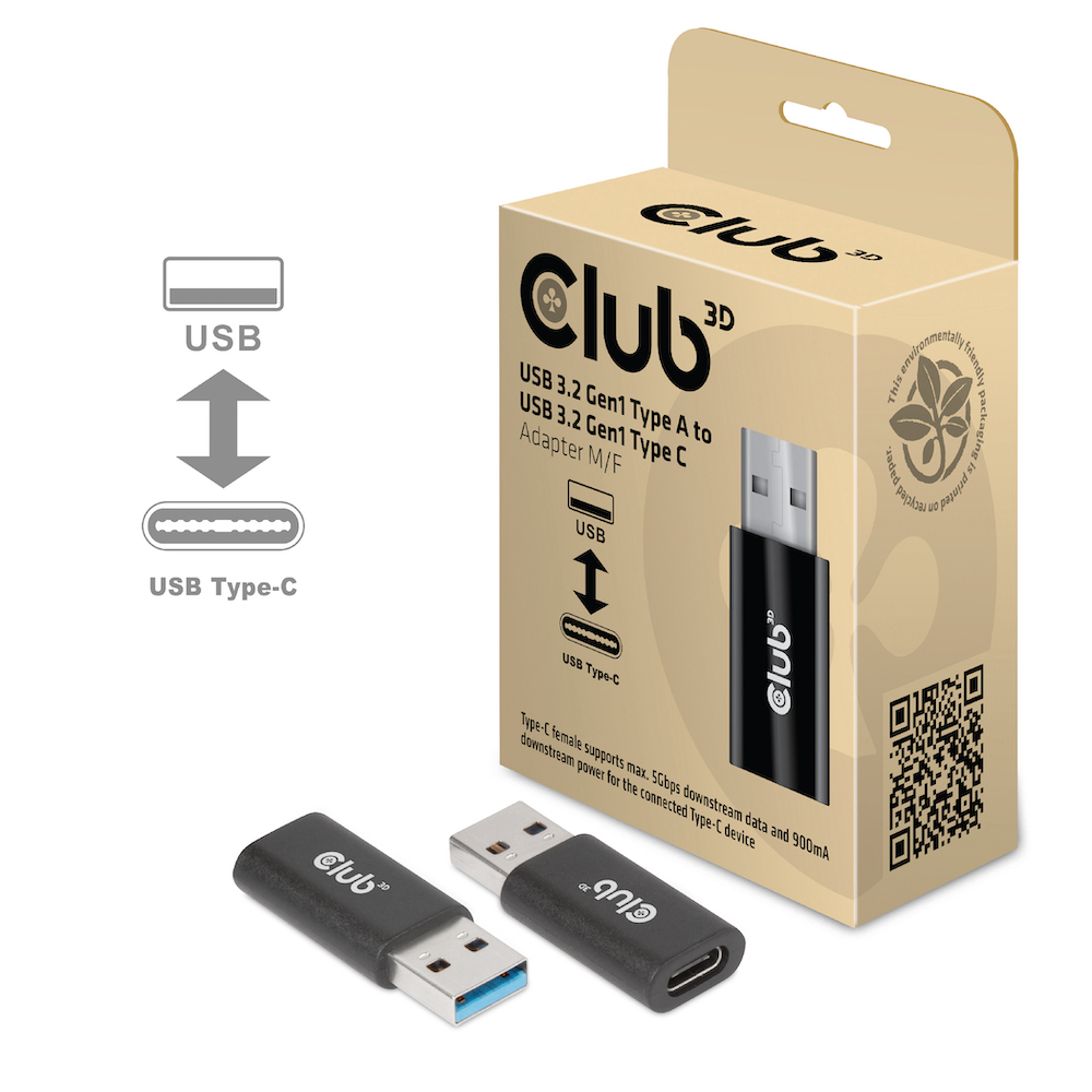 Adapter USB-A 3.2 => USB-C 3.2 *Club3D*