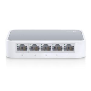 TP-Link - TL-SF1005P - 5-Port 10/100 Mbps Desktop Switch with 4-Port