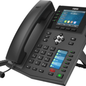 Fanvil X5U-R V2, Red Phones for Hospitality, Fire Station etc. solution High-end business phone with Gigabit / SIP / POE / Gigabit / USB-Port