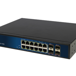 ALLNET Switch full managed Layer2+ 16 Port • 12x GbE • PoE Budget 130W • 8x PoE at • 4x Giga LAN • 4x SFP+ • 19" • ALL-SG8616PMJ-10G