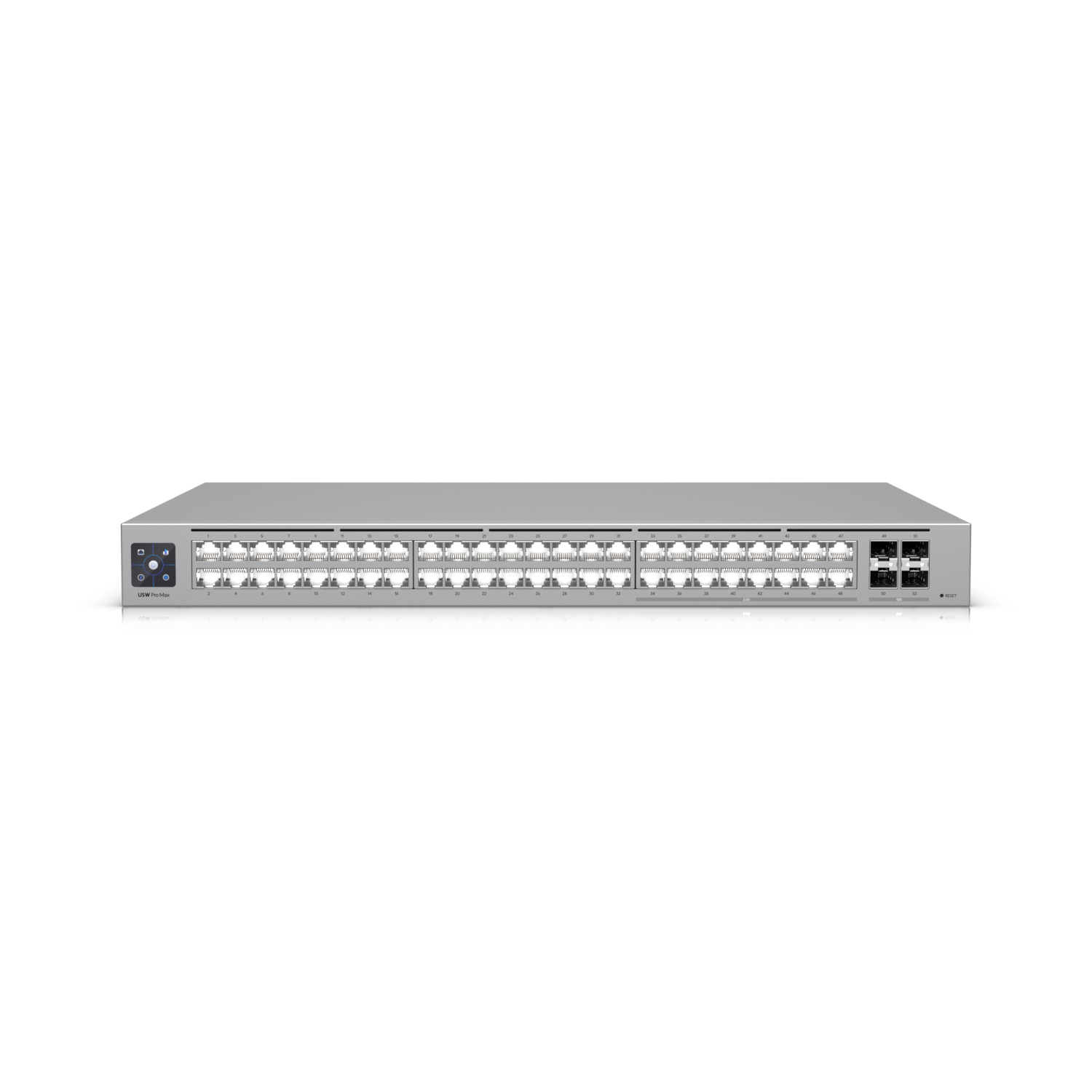 Ubiquiti Switch full managed Layer3 52 Port • 16x 2,5 GbE • 32x GbE • 4x SFP+ • 19" • UniFi • USW-Pro-Max-48