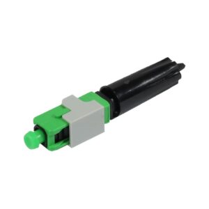 LWL-FTTH-Kabel, zbh. Feldkonfektionierbarer Stecker, SC(APC) für 0,9mm SM 9/125u Kabel, 10-Pack, Synergy 21,