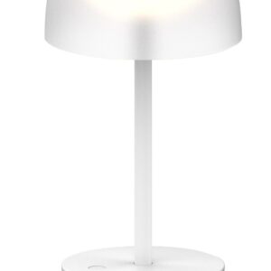 Synergy 21 LED Tischleuchte SOLAR/Akku, outdoor IP54, Touch Switch dimmbar, transparent-weiss