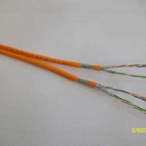 Kabel 1000MHz, CAT7, S-STP(S/FTP), Verlege, 50m Ring, SLAN, Duplex, Orange, Dca, LSZH, VOKA