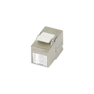 Keystone, Modul, TP-Buchse(RJ45), CAT6A, 500MHz, Slim-line/Short mit Staubschutzklappe, Synergy 21,