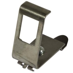 Dosen TP,DIN-Rail(Hutschiene), CAT6A, 1-fach, Keystone Modul Short mit Kabelklemme, Metall, Synergy 21,