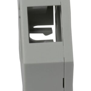 Dosen TP,DIN-Rail(Hutschiene), CAT6A, 1-fach, Keystone Modul Slim-line/Komponent getestet, ABS, Synergy 21,