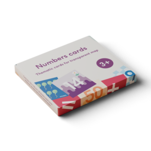Cubetto MINT Coding Ziffern Karten 123 für Transparente Matte ab 3 Jahren (Geeignet für Montessori)