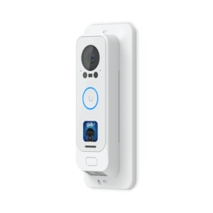 Ubiquiti G4 Doorbell Pro PoE Gang Box Mount • 25° angled wedge mounting • UACC-G4 Doorbell Pro PoE-Gang Box-White