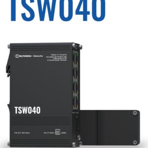 Teltonika · Switch · TSW040 8 Port 10/100 PoE + Industrial unmanaged Switch