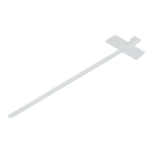 ALLNET 19"zbh. Kabelbinder, mit Markierfläche, L100xB2,5mm, 100er Pack, Transparent, Synergy 21,