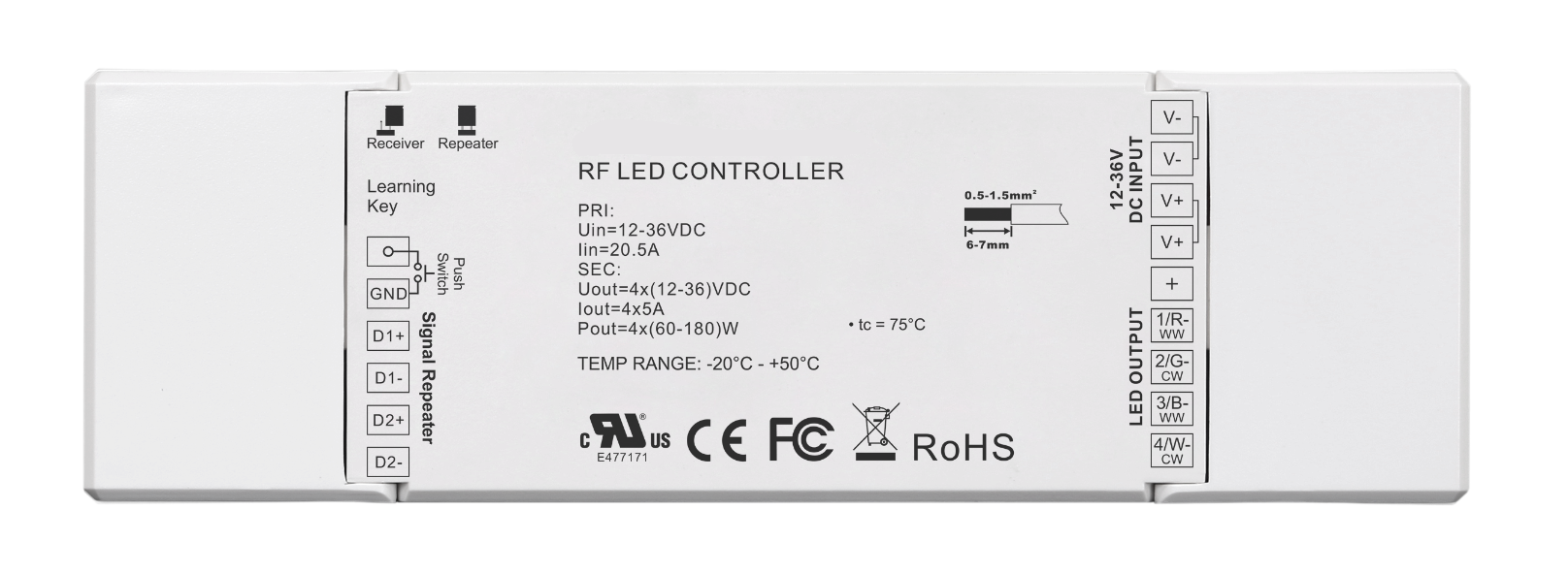 Synergy 21 LED Serie EOS 05 4-Kanal PWM Dimmer Controller