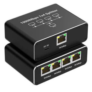 ALLNET network splitter/switch 5 Port • 5x 1GbE • Lüfterlos • ALL-NS1005
