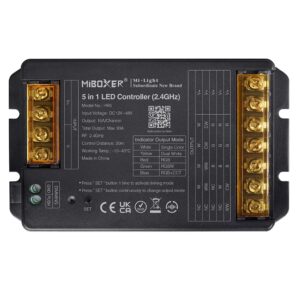 MiBoxer HR5 LED Controller 5in1 RGB-WW (RGB-CCT) DC12~48V 2.4G HP 30A