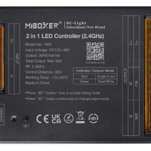 MiBoxer HR2 LED Controller 2in1 DC12~48V 2.4G HP 30A