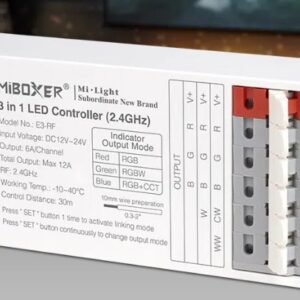 MiBoxer E3-RF LED Controller 3in1 (RGB/RGB-W/RGB+CCT) 2,4GHz