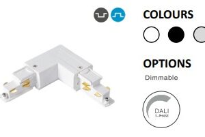 Powergear 3PH L Verbinder DALI 3, LINKS, Schwarz