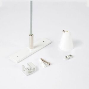 Powergear 48V 1 VERSTÄRKUNG FÜR DIE DECKENMONTAGE MIT STANGE, Weiß, 1 meter