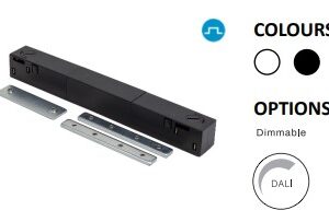 Powergear 48V I Verbinder INKL. PRO-NC01+RNC01 VERSTÄRKUNG FÜR EINBAUSCHIENE, Schwarz