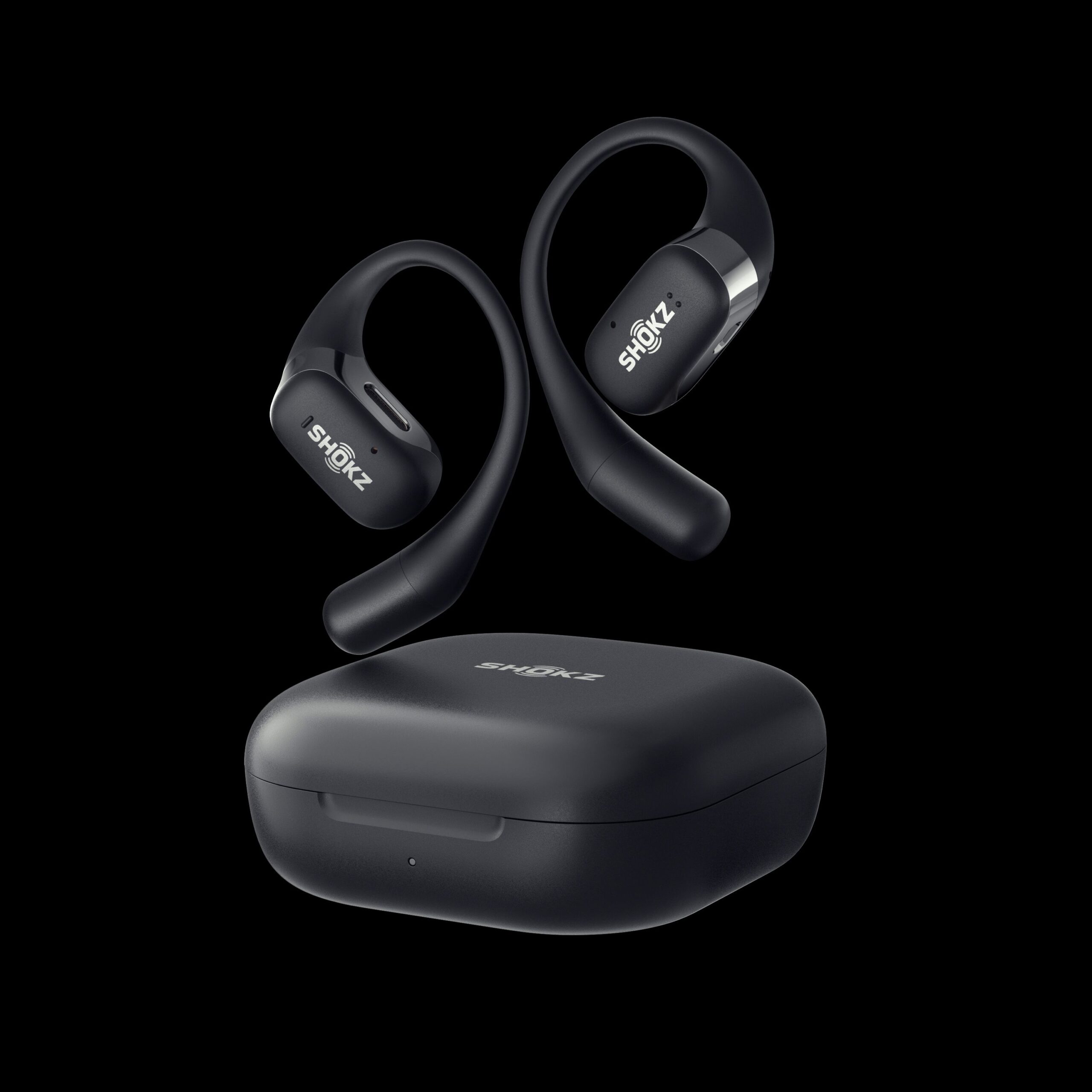 SHOKZ OpenFit Black Bluetooth Headset