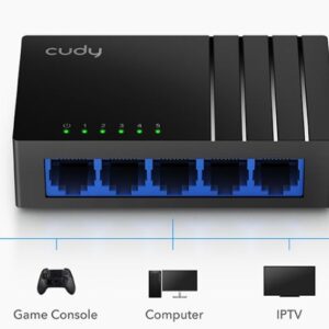 Cudy 5-Port Gigabit Desktop Switch, GS105D