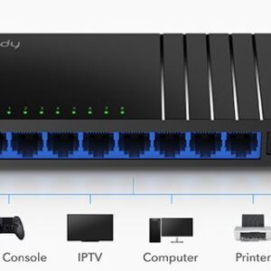 Cudy 8-Port Gigabit Desktop Switch, GS108D