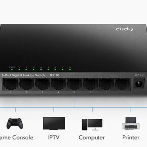 Cudy 8-Port Gigabit Metal Switch, GS108