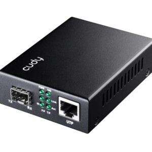 Cudy 10/100/1000M Gigabit Ethernet Media Converter, MC220
