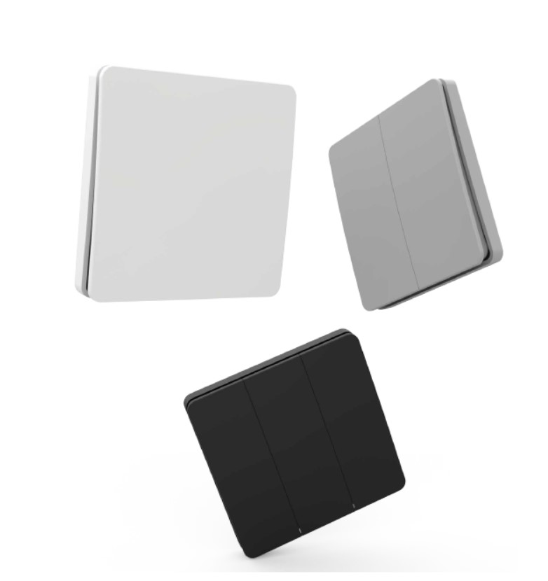 Synergy 21 self powered wall switch SynKinetik weiß