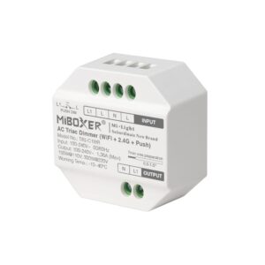 MiBoxer TRI-C1WR LED Dimmer Controller AC TRIAC WiFi+2,4G+Push