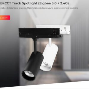 MiBoxer TS5-30W-ZR LED Track Spotlight 30W RGB-WW (RGB-CCT) Zigbee 3.0 + 2.4G weiß